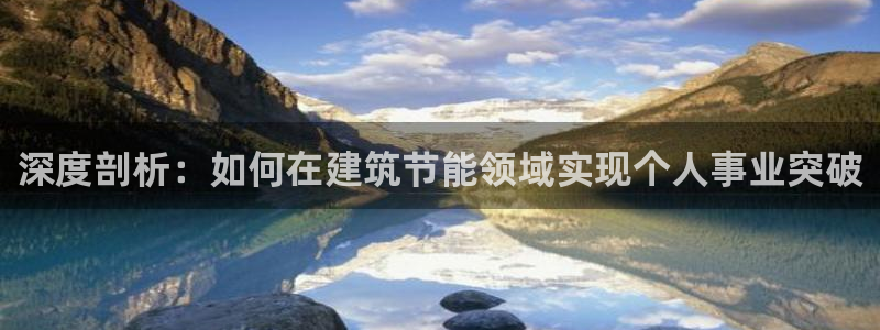 e尊国际是个黑网：深度剖析：如何在建筑节能领域实现个人事业突破