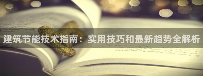 e尊国际客服：建筑节能技术指南：实用技巧和最新趋势全解析