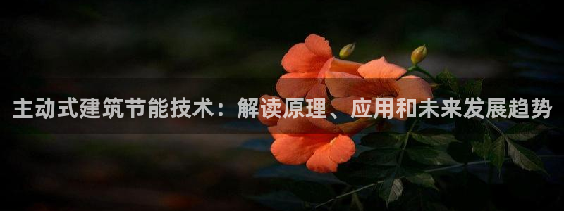 E尊国际网站：主动式建筑节能技术：解读原理、应用和未来发展趋势