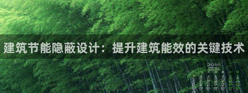 E尊国际网站：建筑节能隐蔽设计：提升建筑能效的关键技术