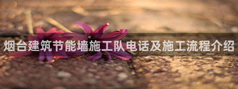 e尊国际-可可计划：烟台建筑节能墙施工队电话及施工流程介绍