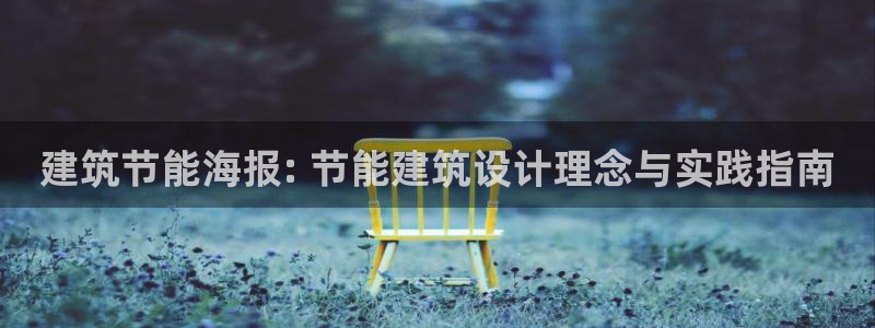 e尊国际平台：建筑节能海报: 节能建筑设计理念与实践指南