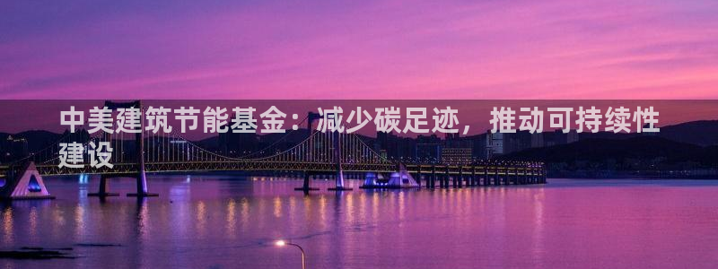 e尊国际娱乐官网地址：中美建筑节能基金：减少碳足迹，推动可持续性
建设