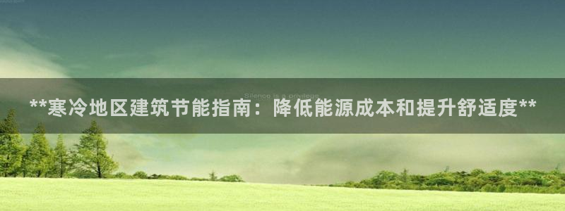 E尊国际网站：**寒冷地区建筑节能指南：降低能源成本和提升舒适度**