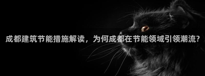 e尊国际官网·网址：成都建筑节能措施解读，为何成都在节能领域引领潮流?