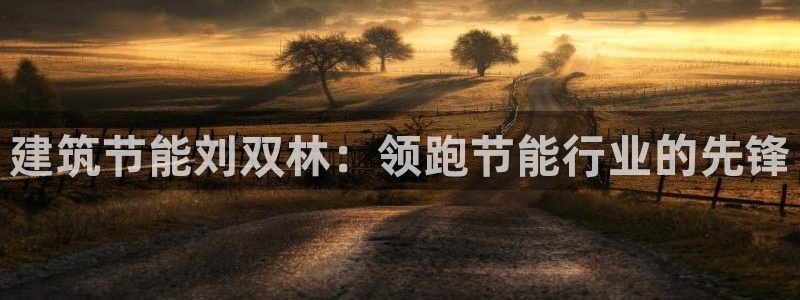 e尊体育：建筑节能刘双林：领跑节能行业的先锋