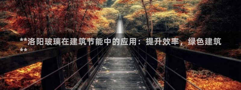 e尊国际平台：**洛阳玻璃在建筑节能中的应用：提升效率，绿色建筑
**