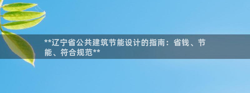 谁知道e尊国际的网址：**辽宁省公共建筑节能设计的指南：省钱、节
能、符合规范**