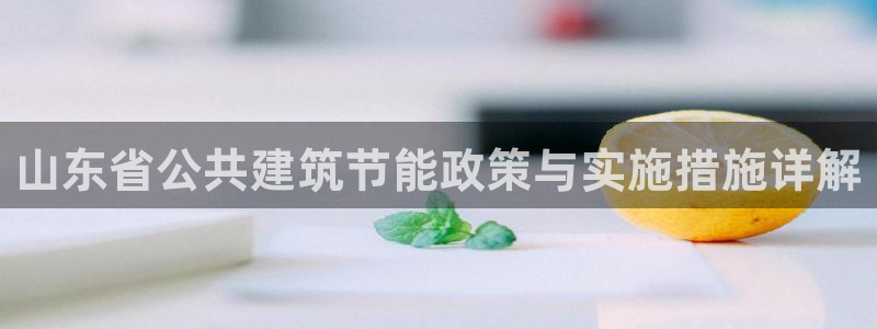 E尊国际：山东省公共建筑节能政策与实施措施详解