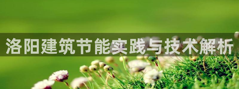 e尊国际-e尊国际官网：洛阳建筑节能实践与技术解析