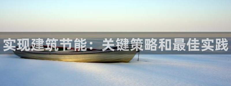 e尊国际是干什么的：实现建筑节能：关键策略和最佳实践