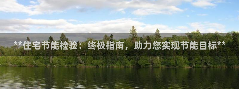 e尊国际客服：**住宅节能检验：终极指南，助力您实现节能目标**