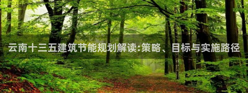 e尊国际平台：云南十三五建筑节能规划解读:策略、目标与实施路径