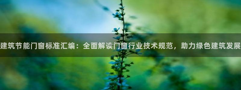 e尊国际app：建筑节能门窗标准汇编：全面解读门窗行业技术规范，助力绿色建筑发展