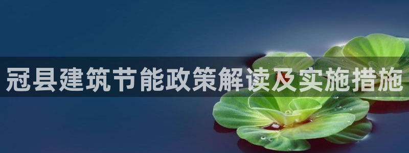 e尊国际的手机登录网站：冠县建筑节能政策解读及实施措施